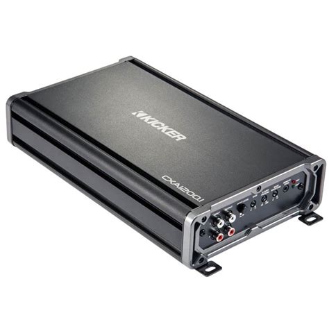 kicker cx1200.1 1200w mono d audio amplifier